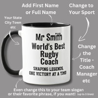 Name, Worlds Best Rugby Coach 
