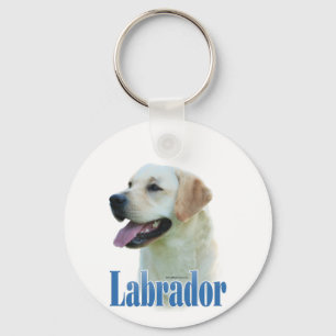 Name Yellow Labrador Retriever Key Ring