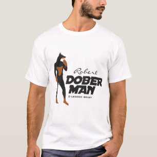 Name Your DoberMan Superhero T-shirt