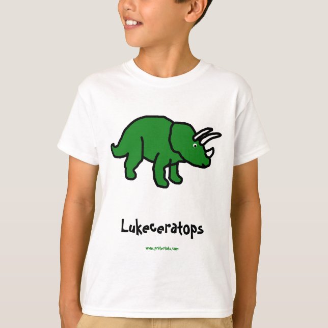 Name Your Own Triceratops T-Shirt (Front)