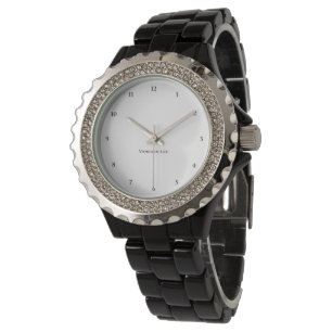 Name Your Rhinestone Black Watch