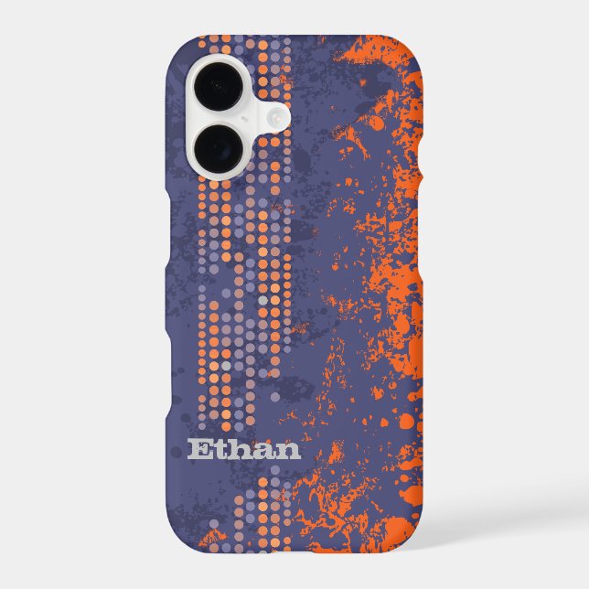 Named navy orange surf style (Back)