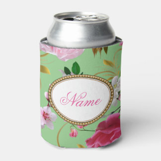 Named Pink Flowers Can Cooler