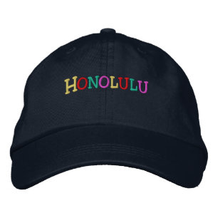 Namedrop Nation_Honolulu multi-coloured Embroidered Hat