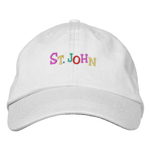 Namedrop Nation_St. John multi-coloured Embroidered Hat