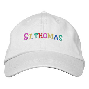 Namedrop Nation_St. Thomas multi-coloured Embroidered Hat