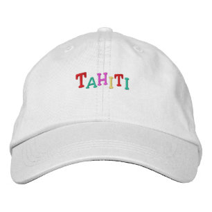 Namedrop Nation_Tahiti multi-coloured Embroidered Hat