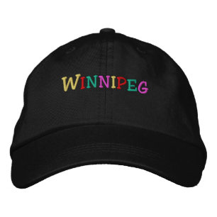 Namedrop Nation_Winnipeg multi-colored Embroidered Hat