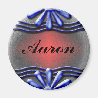 Nameplate Blue Magnet