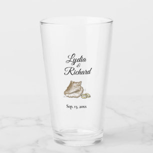 Names Date Beach Wedding Business Info  Glass