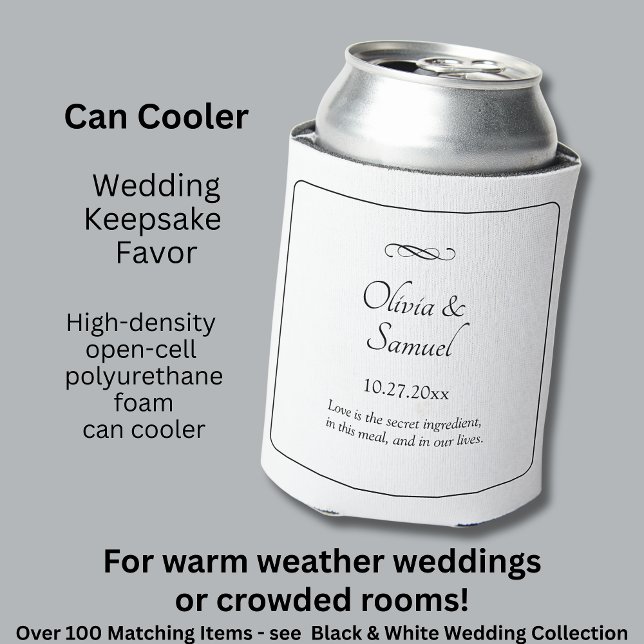 Names Date Message Black White Infinity  Can Cooler (Creator Uploaded)