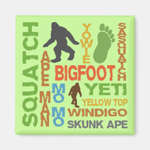 Names For Bigfoot Magnet