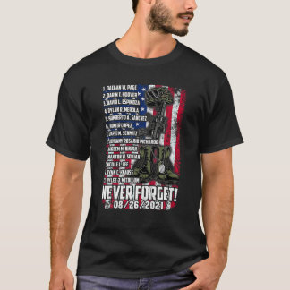 Names Of Fallen Soldiers 13 Heroes Never Forget 08 T-Shirt