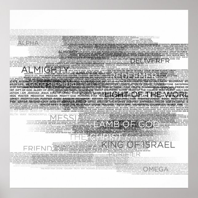 Names of God Poster (Front)