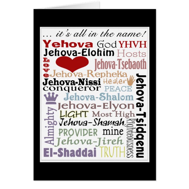 Names of God-Subway Art (Front)