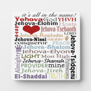 Names of God-Subway Art Plaque