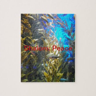 Names of GOD w/Meaning Shalom:Peace Jigsaw Puzzle