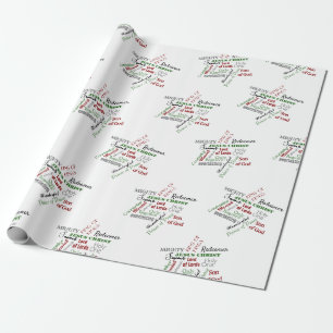 Names of Jesus Christmas Wrapping Paper