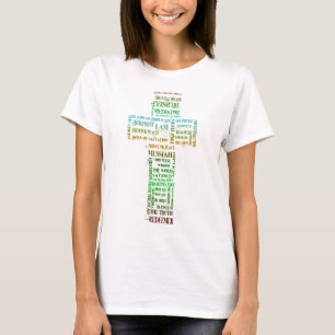 Names Of Jesus Cross T-Shirt