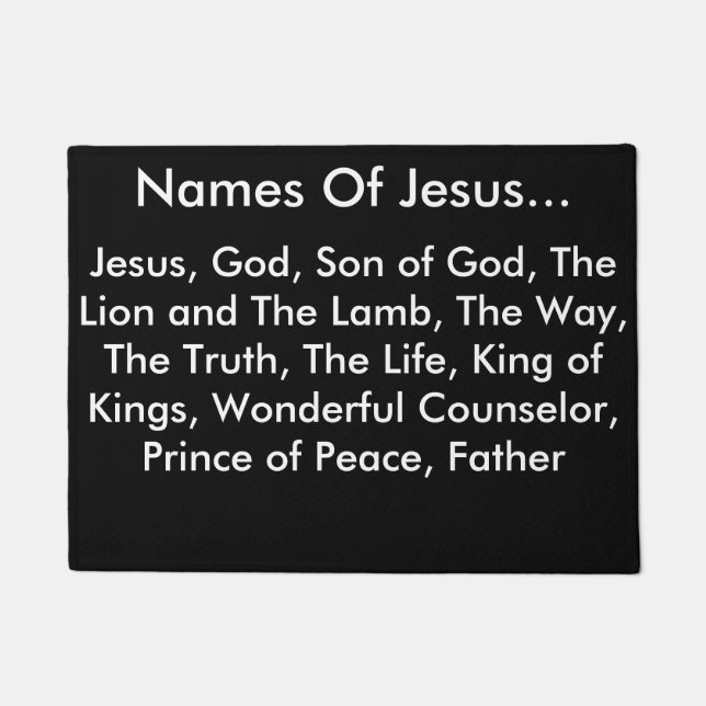 Names Of Jesus Doormat (Front)