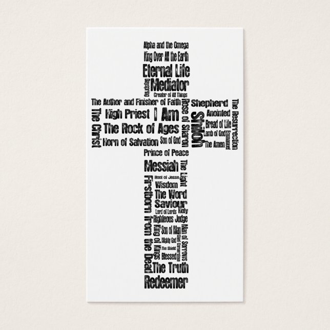 Names of Jesus/ Eph 2: 1-10 Gospel tract (Front)