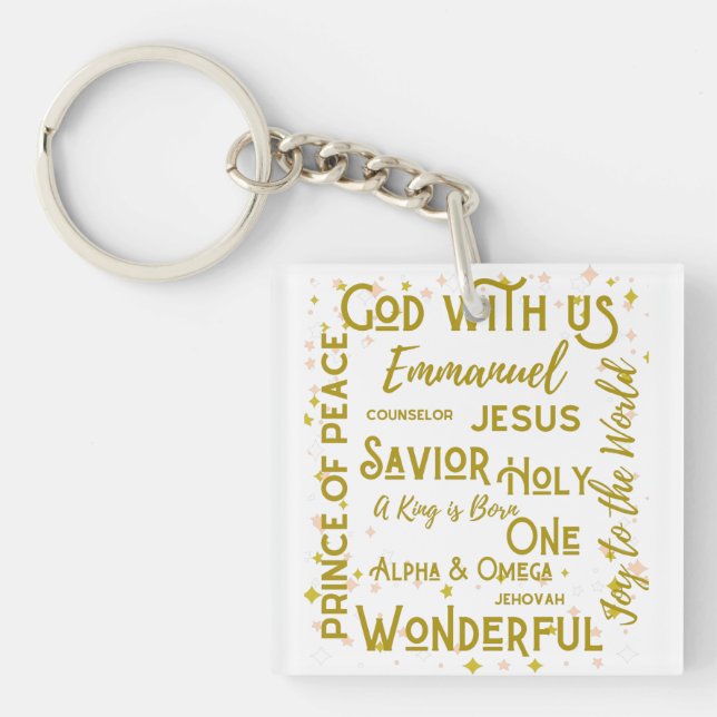 Names of Jesus Key Chain (Front)