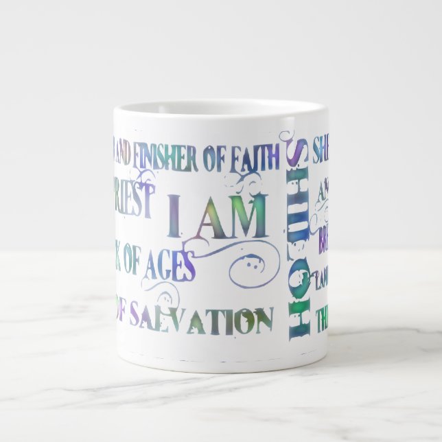 Names of Jesus Large Coffee Mug (Front)