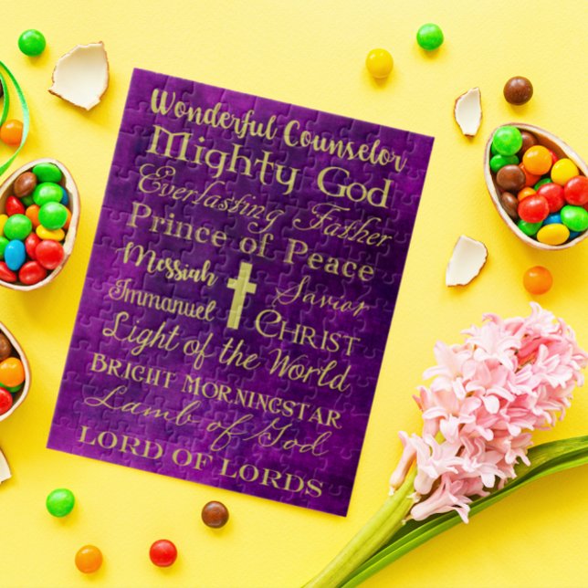 Names of Jesus Purple Puzzle (Creator Uploaded)