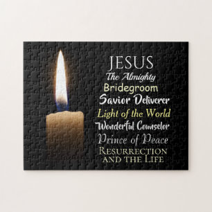Names of Jesus, Resurrection and the Life, Saviour Jigsaw Puzzle