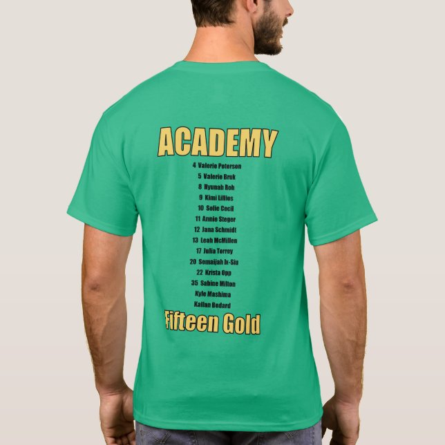 names on back T-Shirt (Back)
