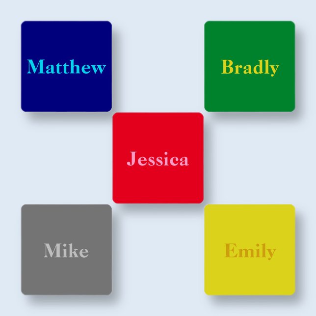 Names on Multiple Colours Clothing (Creator Uploaded)