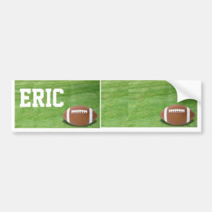 Nametag Football Eric and Blank Bumper Sticker