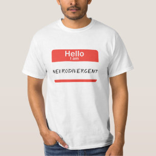 Nametag Neurodivergent T-Shirt