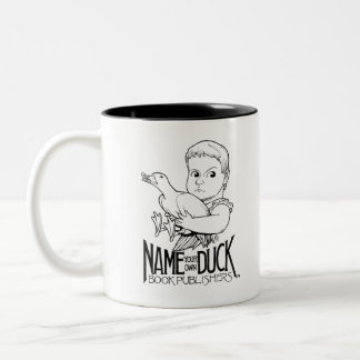 NameYourOwnDuck Two-Tone Coffee Mug