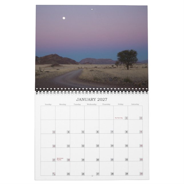 Namibia 2013 Wall Calendar (Jan 2027)
