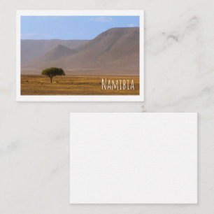 Namibia Africa Desert Scenery Landscape Nature Enclosure Card