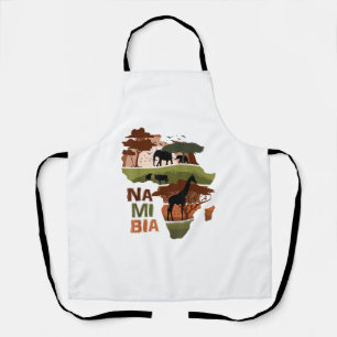 Namibia Africa Sunset Continent Nature Wild Life Apron