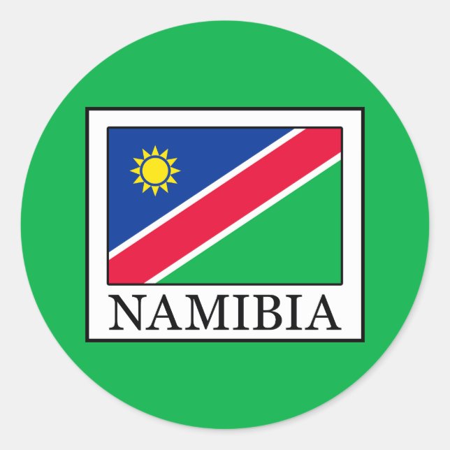 Namibia Classic Round Sticker (Front)