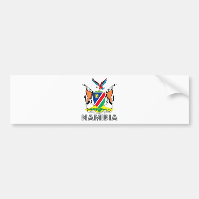Namibia Coat of Arms Bumper Sticker (Front)