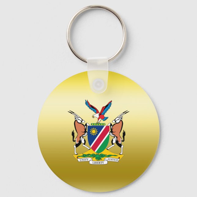 Namibia Coat of Arms Key Ring (Front)