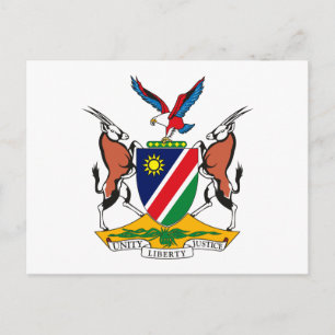 Namibia Coat of Arms Postcard