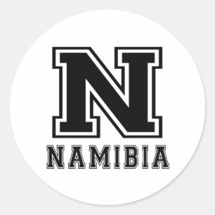 Namibia Designs Classic Round Sticker