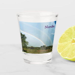 Namibia Double Rainbow Shot Glass