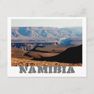 Namibia Fish River Canyon Landscape Nature Postcard