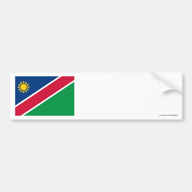 Namibia Flag Bumper Sticker (Front)