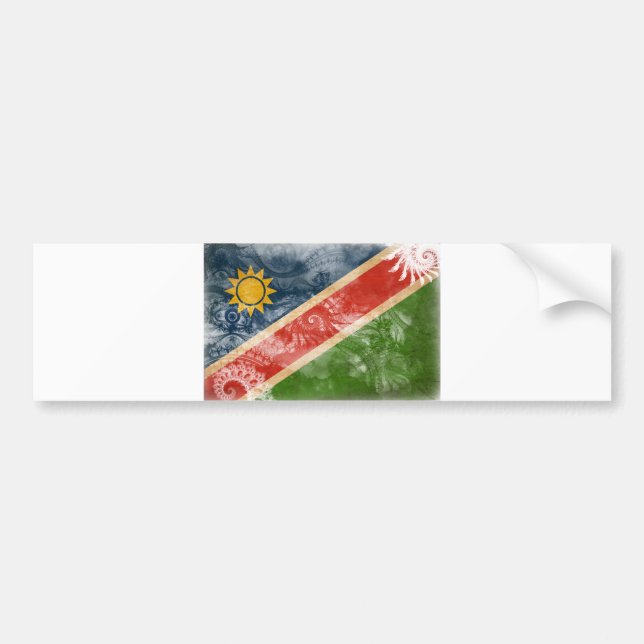 Namibia Flag Bumper Sticker (Front)