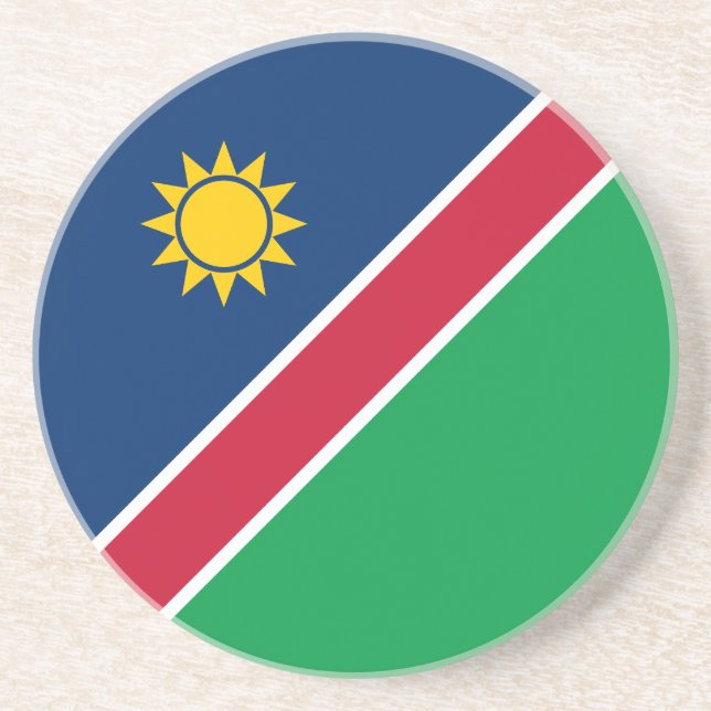 Namibia Flag Coaster (Front)