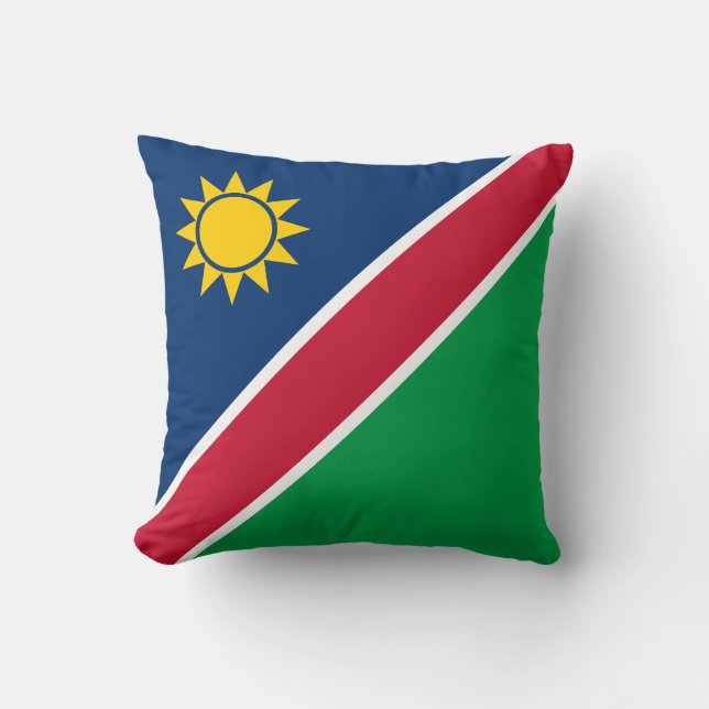 Namibia Flag Cushion (Front)