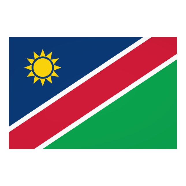 Namibia Flag Photo Print (Front)