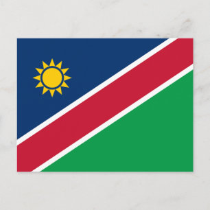 Namibia Flag Postcard